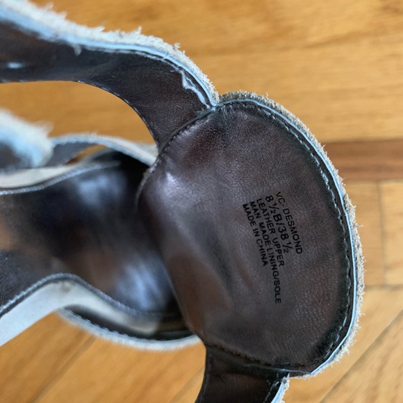 Vince Camuto Taupe Suede Wedges - Picture 4 of 6